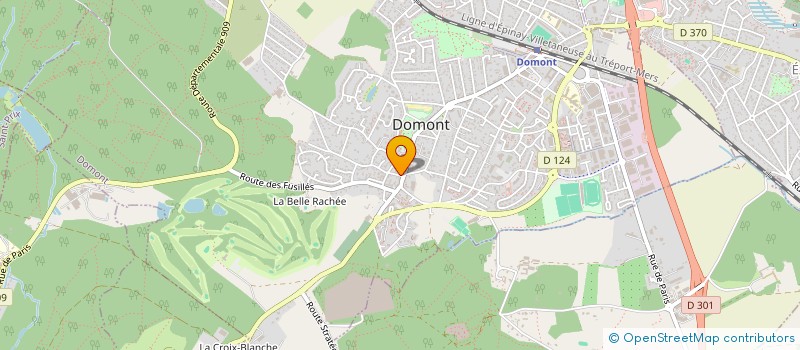 localisation de l'entreprise SCI WAFA  DOMONT