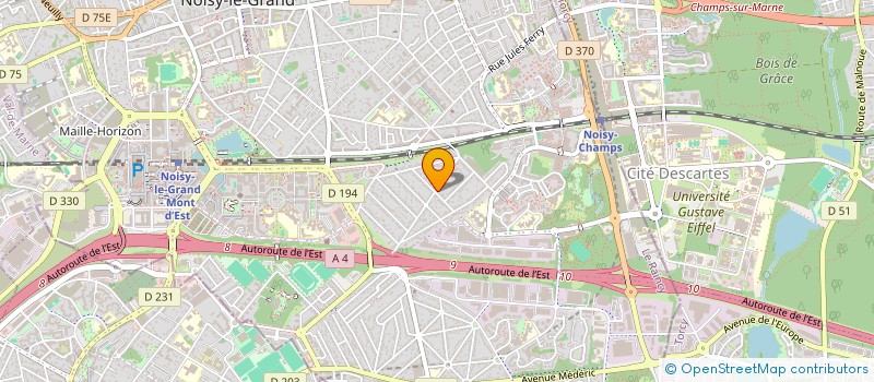 localisation de l'entreprise SCI WAFA à NOISY-LE-GRAND