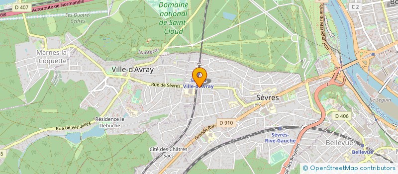 localisation de l'entreprise SCI WAGI LACANAU SUD OCEAN  VILLE-D'AVRAY