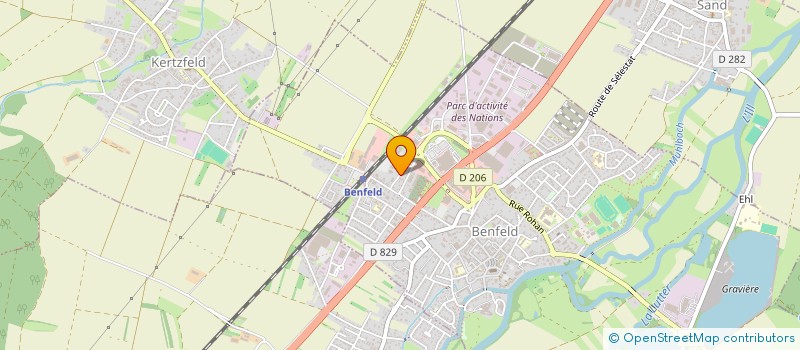 localisation de l'entreprise SCI WAGLOG  BENFELD