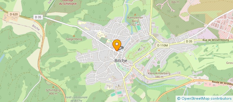 localisation de l'entreprise SCI WAGNER à BITCHE