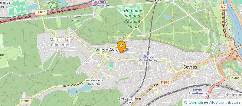 localisation de l'entreprise SCI WAGNER ALPIC  VILLE-D'AVRAY