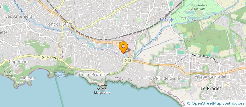 localisation de l'entreprise SCI WAGNER DESCHODT à LA GARDE
