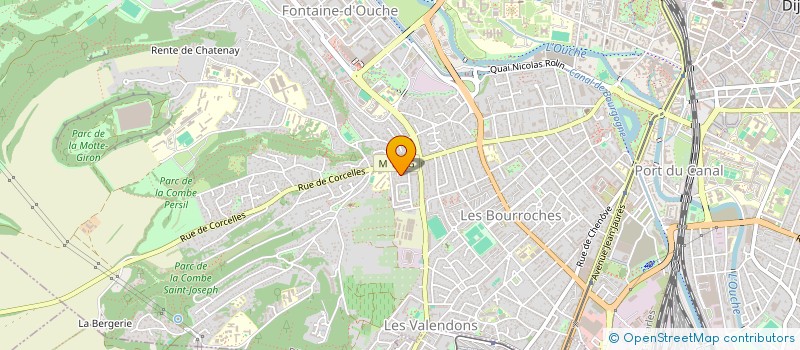 localisation de l'entreprise SCI WAGON LAGNY à DIJON