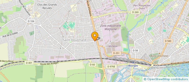 localisation de l'entreprise SCI WAGRAM  SAINT-DOULCHARD