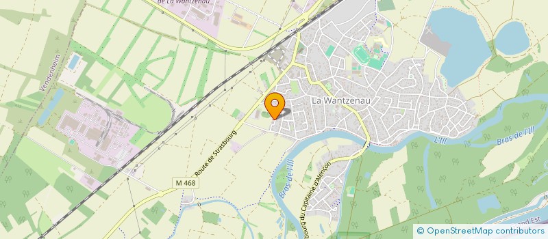 localisation de l'entreprise SCI WAGWEIN  LA WANTZENAU