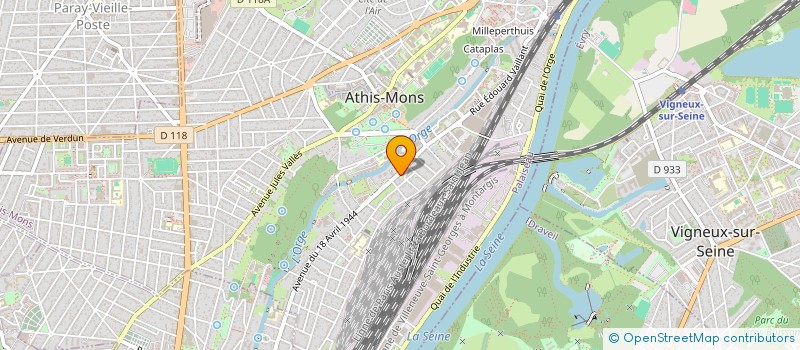 localisation de l'entreprise SCI WAH  ATHIS-MONS