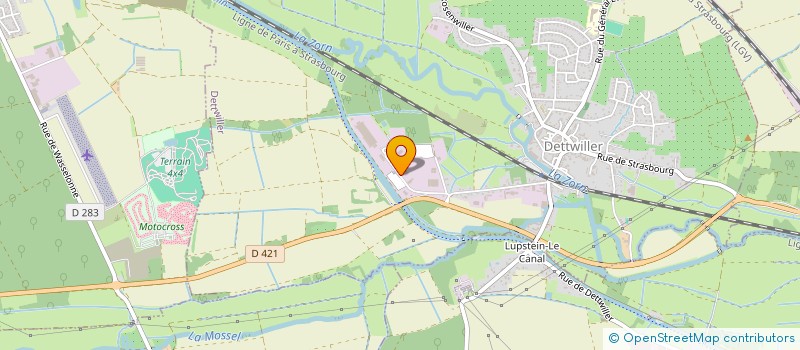 localisation de l'entreprise SCI WAHLOUPS  LUPSTEIN