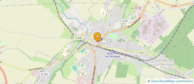 localisation de l'entreprise SCI WAILLY D'EGMONT  SAINT-POL-SUR-TERNOISE