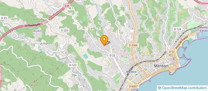 localisation de l'entreprise SCI WAIMEA  MENTON