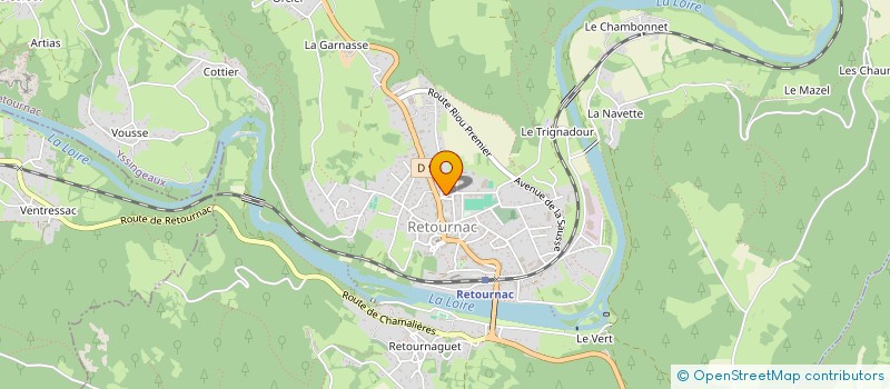 localisation de l'entreprise SCI WAJCO  RETOURNAC