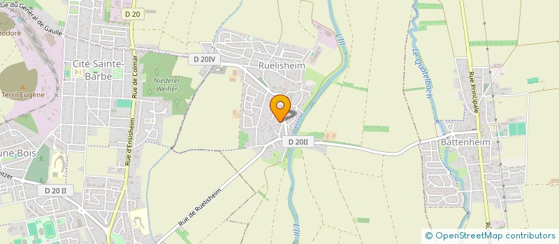 localisation de l'entreprise SCI WAJT  RUELISHEIM