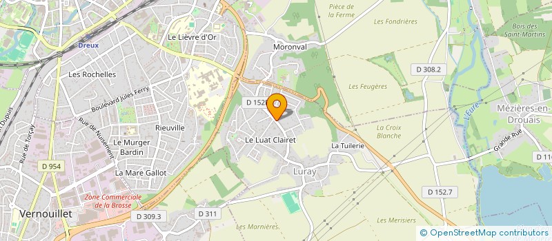 localisation de l'entreprise SCI WAK à TREON