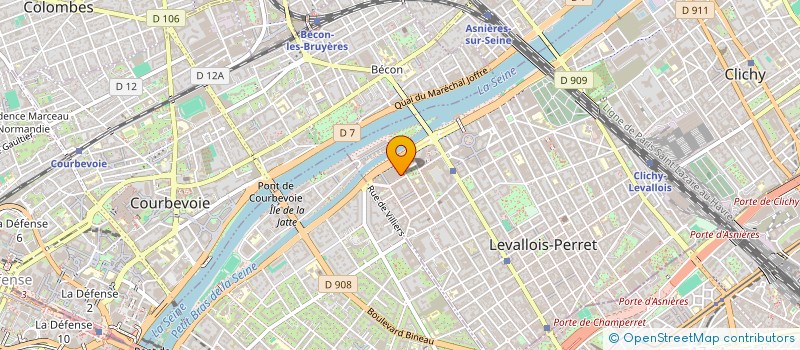 localisation de l'entreprise SCI WAKS ET WAKS à LEVALLOIS-PERRET