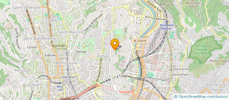 localisation de l'entreprise SCI WALAND à NICE