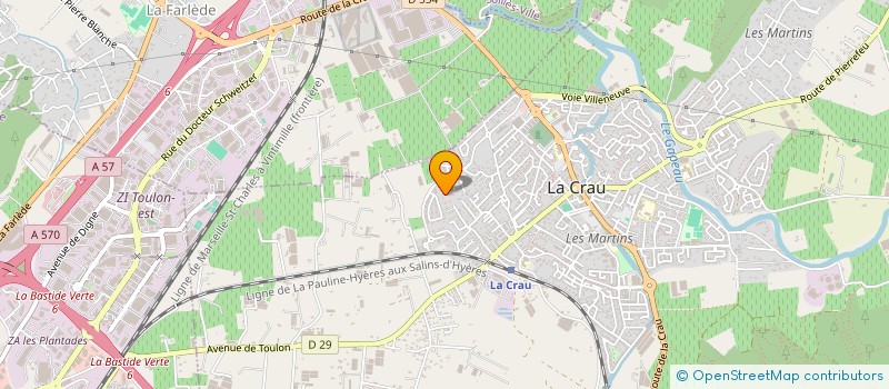 localisation de l'entreprise SCI WALBERTRINH  LA CRAU