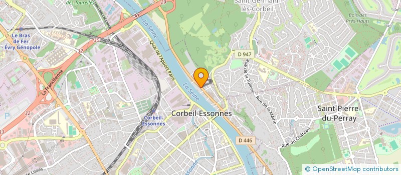 localisation de l'entreprise SCI WALDECK ROUSSEAU à CORBEIL-ESSONNES