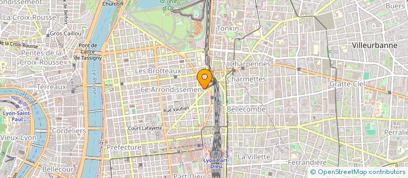 localisation de l'entreprise SCI WALDECK ROUSSEAU  LYON