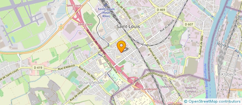 localisation de l'entreprise SCI WALDVOGEL  SAINT-LOUIS