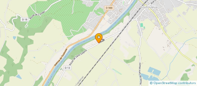 localisation de l'entreprise SCI WALES  COUFOULEUX