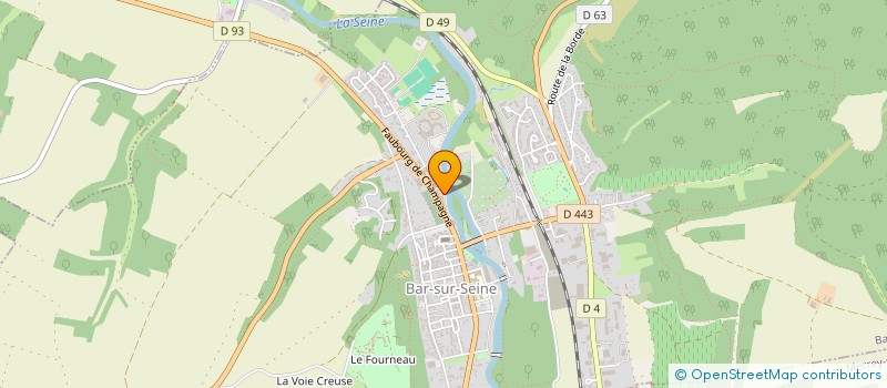 localisation de l'entreprise SCI WALHOU à BAR-SUR-SEINE