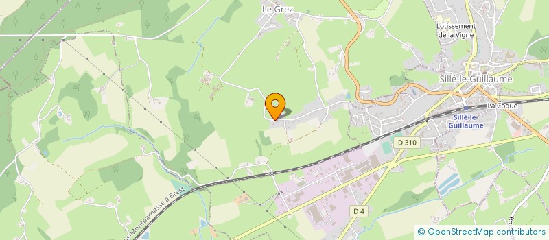 localisation de l'entreprise SCI WALI  LE GREZ