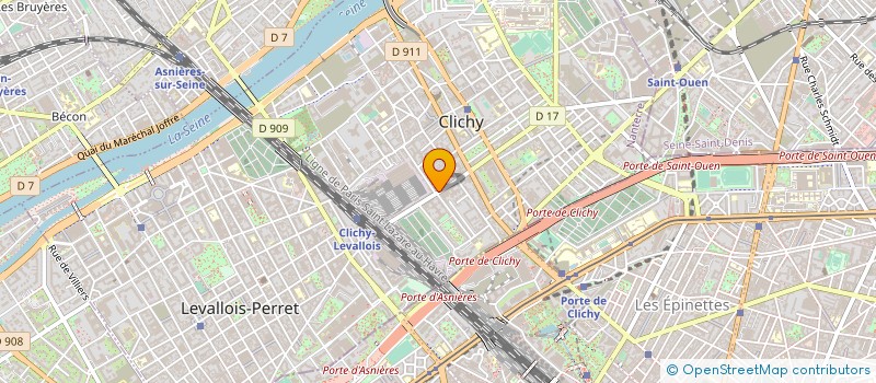 localisation de l'entreprise SCI WALID à CLICHY