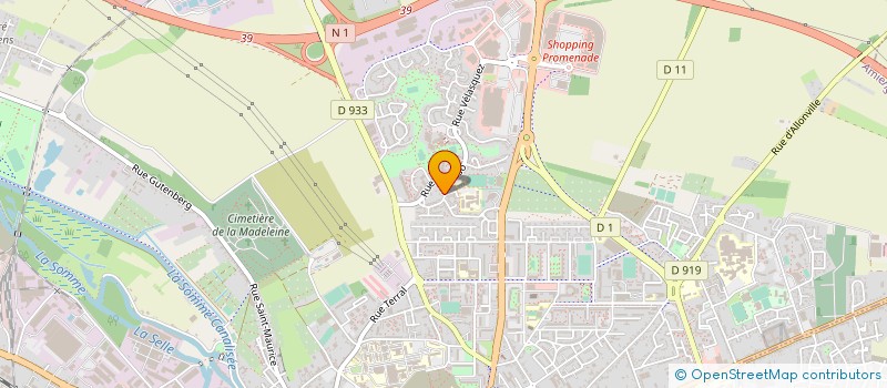 localisation de l'entreprise SCI WALID  AMIENS