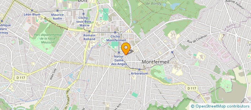 localisation de l'entreprise SCI WALKASA  MONTFERMEIL
