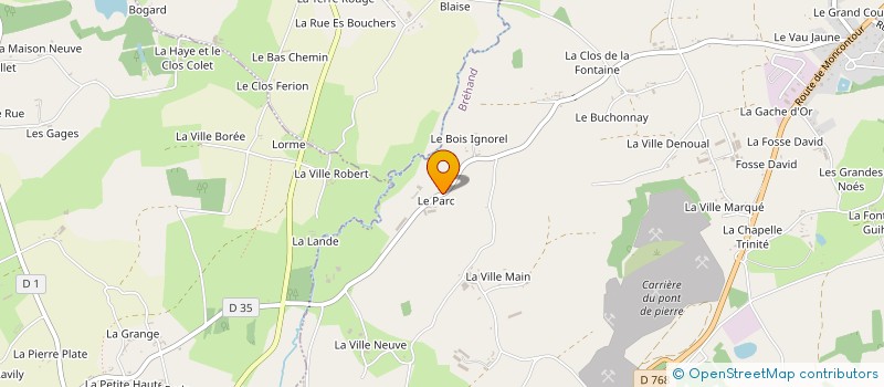 localisation de l'entreprise SCI WALLACE  TREBRY