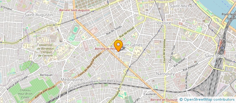 localisation de l'entreprise SCI WALLACE I  BORDEAUX