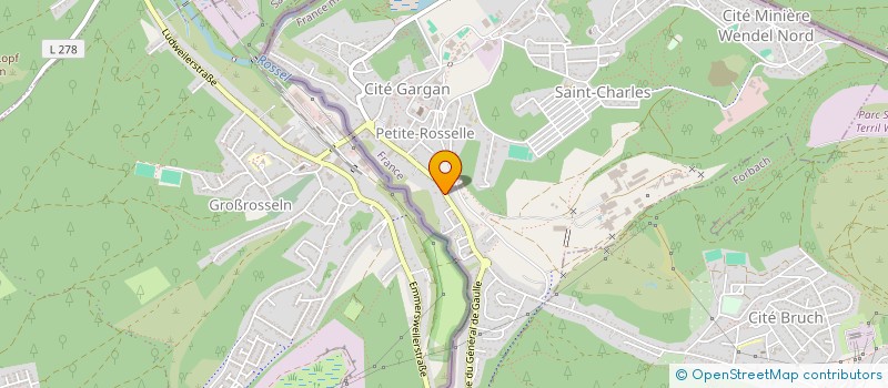 localisation de l'entreprise SCI WALLE-KESSLER  PETITE-ROSSELLE