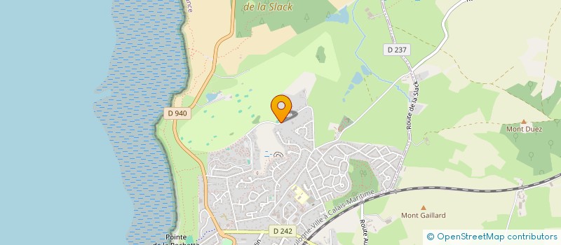 localisation de l'entreprise SCI WALLEC  WIMEREUX