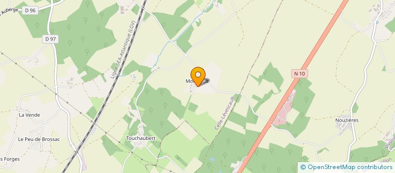 localisation de l'entreprise SCI WALLERAND  CELLE-L'EVESCAULT