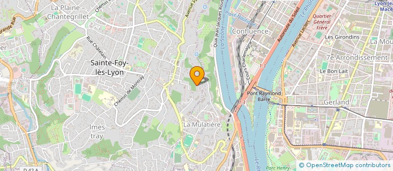 localisation de l'entreprise SCI WALLIBAUK  SAINTE-FOY-LES-LYON