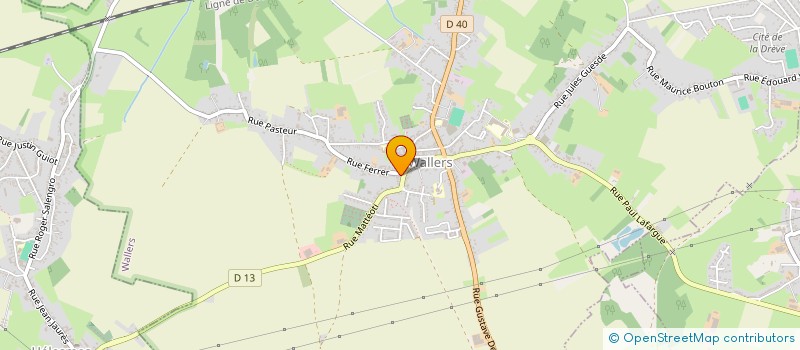 localisation de l'entreprise SCI WALLIMMO à WALLERS