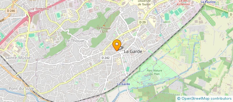 localisation de l'entreprise SCI WALLIS DNK à LA GARDE