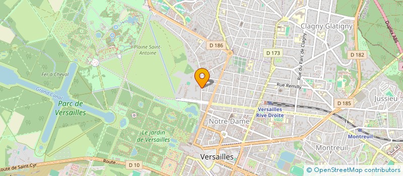 localisation de l'entreprise SCI WALS  VERSAILLES
