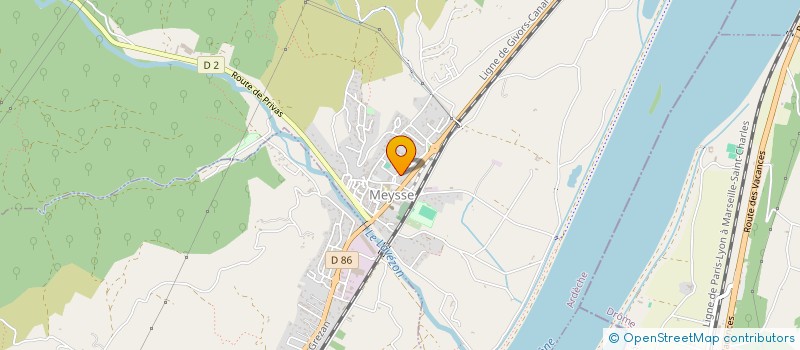 localisation de l'entreprise SCI WALSTOY  MEYSSE