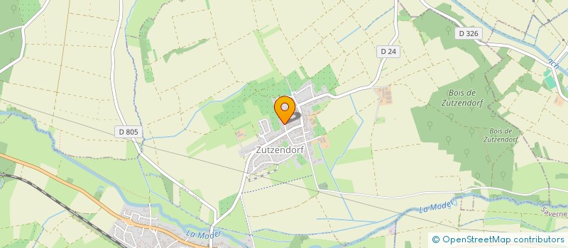 localisation de l'entreprise SCI WALTER  OBERMODERN-ZUTZENDORF