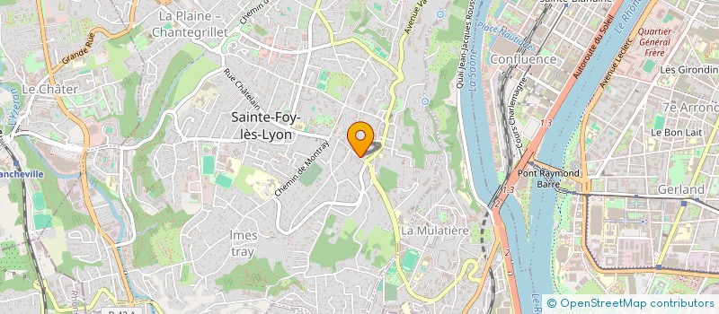 localisation de l'entreprise SCI WALTER & CO  SAINTE-FOY-LES-LYON