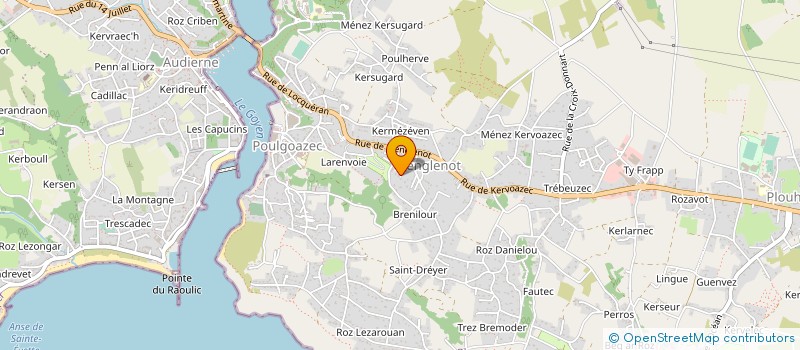 localisation de l'entreprise SCI WALTER - NIEDERHAUSER  PLOUHINEC