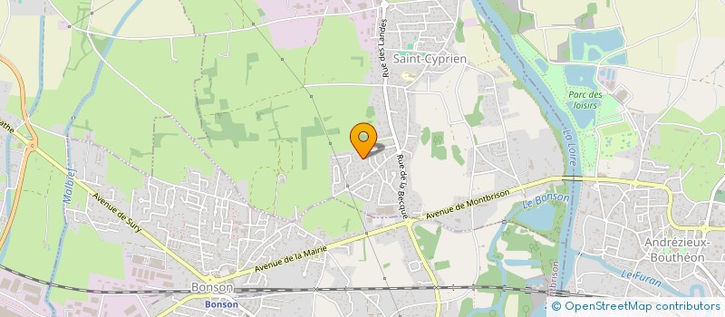 localisation de l'entreprise SCI WALTGENE  SAINT-CYPRIEN