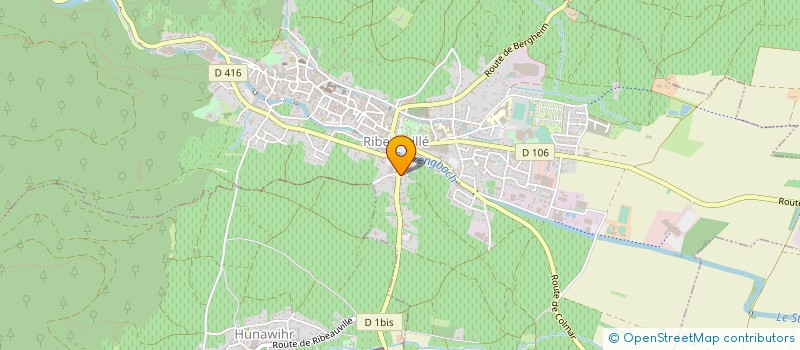 localisation de l'entreprise SCI WALTZER  RIBEAUVILLE