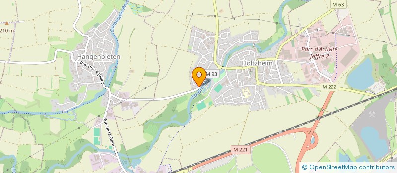 localisation de l'entreprise SCI WALVAN  HOLTZHEIM