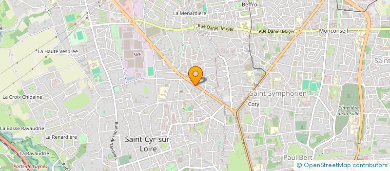 localisation de l'entreprise SCI WALVEIN à SAINT-CYR-SUR-LOIRE