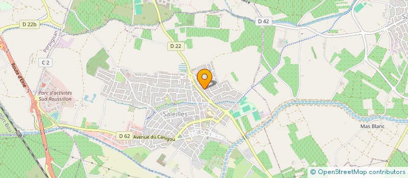 localisation de l'entreprise SCI WAMM  SALEILLES