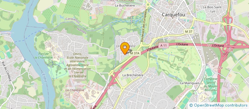 localisation de l'entreprise SCI WAMMHE  CARQUEFOU