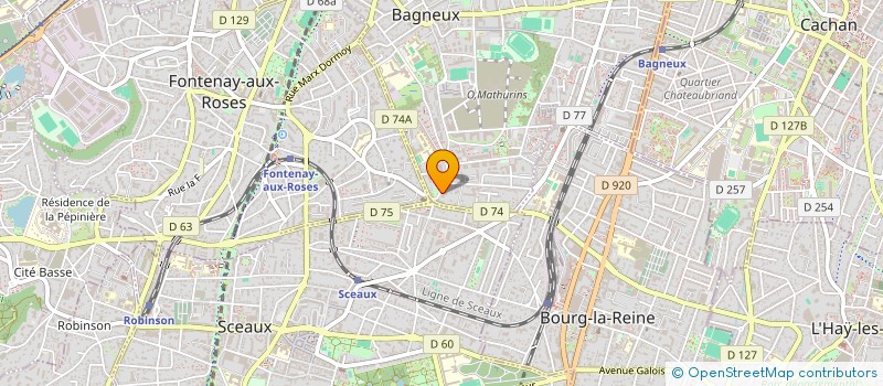 localisation de l'entreprise SCI WAN-IMMO à BAGNEUX