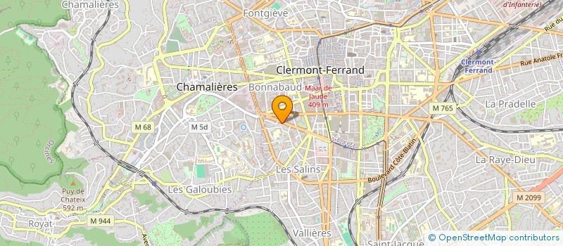 localisation de l'entreprise SCI WANDOMERWE à CLERMONT-FERRAND